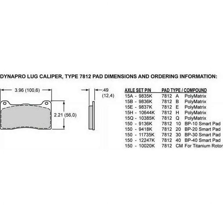 Wilwood Dynapro Billet Caliper 1.75/1.25 Wilwood Dynapro Billet Caliper 1.75/1.25