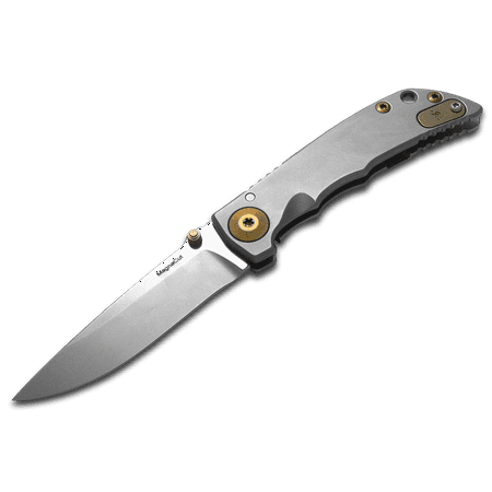 SPARTAN BLADES Harsey Folder 3.25 Frame Lock Bronze Titanium & CPM MagnaCut Stainless Pocket Knife