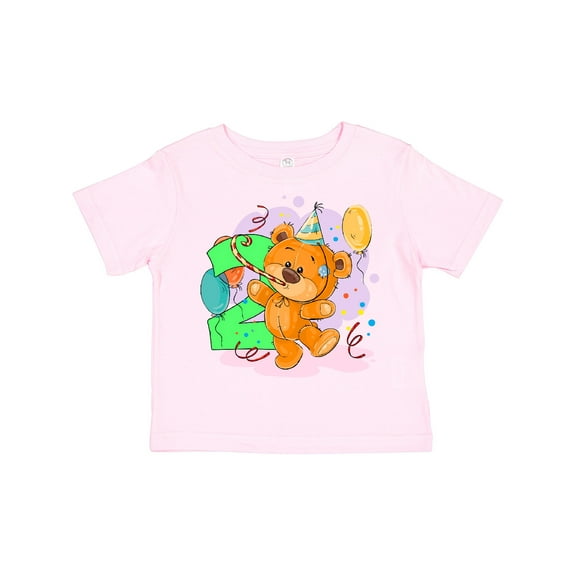 Inktastic 2nd Birthday Teddy Bear Boys or Girls Toddler T-Shirt
