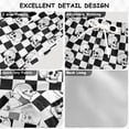 thumbnail image 2 of joogoo Boy Swim Trunks Cool Skulls on Checkered Bathing Beach Board Shorts XL, 2 of 8