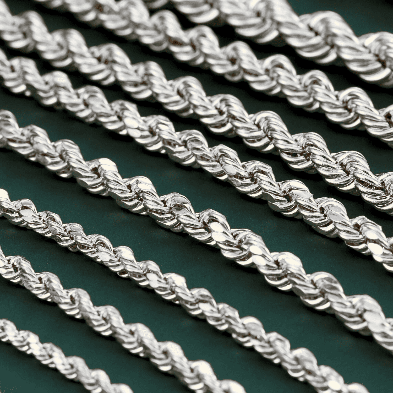 Tilo Jewelry Solid 925 Sterling Silver Rope Chain Bracelet with Secure Lobster Lock | 5mm - 8 Inch | Everyday Bracelet for Men, Women, Unisex