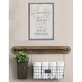 thumbnail image 7 of Parisloft Laundry Today or Naked Tomorrow Rustic Wood Wall Sign, Farmhouse Laundry Room Decor, Gray, 7 of 7