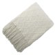 thumbnail image 1 of Manta de tiro de punto suave con borla, mantón de siesta de oficina, funda decorativa para sofá, cama, sofá, para viajes, beige, blanco Eigraketly LF000012-03B, 1 of 7
