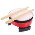 thumbnail image 1 of 1 Ensemble de Tambour de Sol avec Maillets Instrument de Percussion Jouet Musical Tambour à Main, 1 of 8