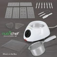 thumbnail image 6 of NutriChef Electric Chocolate Melting and Warming Fondue Set with Casting Molds, 6 of 6