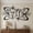 Ver A, variant on Mid-Century Modern Metal Wall Art Sculpture, Retro Atomic Bar Decor