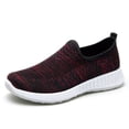 thumbnail image 3 of CAIXAI Wide Walking Shoes for Women Adjustable Upper Sneakers Women Classic Slip on Women Walking Shoes Mesh Knitted Woven Mary Jane Shoes Hands-Free Workout Gym Shoes, 3 of 8