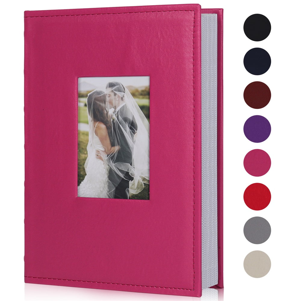 RECUTMS Photo Album 300 Pockets,4x6 Photo Book Paper Core Memo Insert