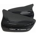 thumbnail image 5 of Applicable to Carbon Fiber Exterior Side Rearview Mirror Cover Trim Compatible For BMW 3 4 5 7 8-Series G20 G21 G28 G11 G12 G14 G15 G16 G30 G31 G38 G22(Glossy Black), 5 of 6