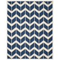 thumbnail image 2 of SAFAVIEH Cambridge Austyn Geometric Wool Area Rug, Navy/Ivory, 8' x 10', 2 of 5