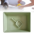 thumbnail image 4 of DOLITY Cat Litter Box Pet Litter Tray Toilet Litter Pan Kitty with Green, 4 of 7