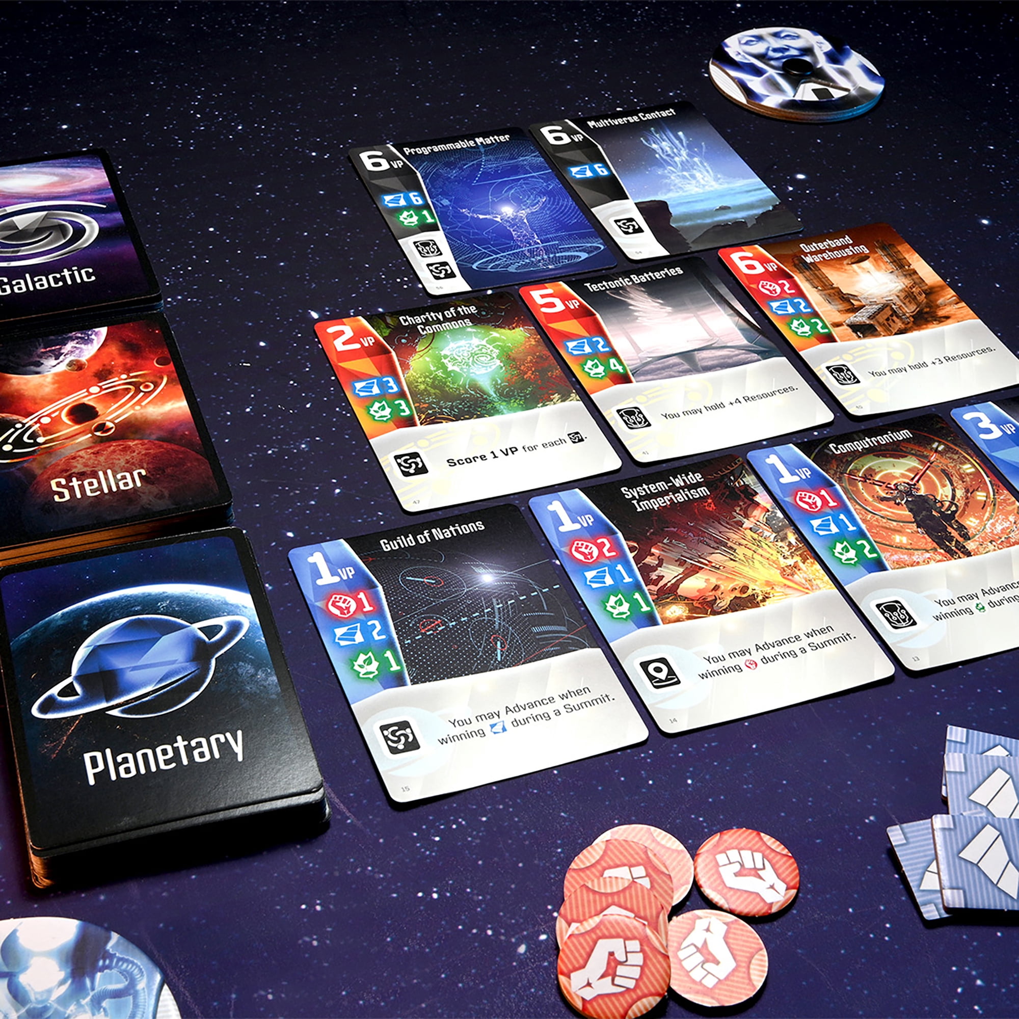 Kardashev Scale - Civilization Advancement Game, WizKids, Ages 12+, 2-6 Players, 30 Min
