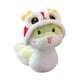 thumbnail image 4 of Lindos juguetes de felpa de la serpiente Decoración del hogar Lion Dance Sombrero para adultos Regalo 38 cm, 4 of 10