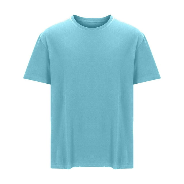 pstuiky camisetas para hombre, Camiseta informal de verano holgada de manga corta con cuello redondo para hombre ropa de hombre xxl