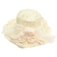 thumbnail image 2 of Visland Women Church Cap Wide Brim Summer Sun Hat for Party Wedding Tea Party, 2 of 3
