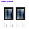 thumbnail image 5 of Outdoor Solar 2 LED Deck Lights Garden Patio Pathway Stairs Step Fence Wall Lamp, 5 of 15