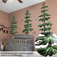 thumbnail image 6 of Large Pine Tree Wall Stickers Green Trees Wall Decals Peel and Stick Watercolor Birds Nature Giant Trees Decor Woodland Forest Sticker Green Tree Stickers for Living Room Bedroom Home Decor, 6 of 11