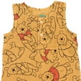 thumbnail image 4 of Disney Winnie the Pooh Newborn Baby Boys Sleeveless Romper Orange 3-6 Months, 4 of 5