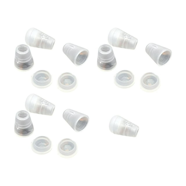 Rongfmy 10 Pieces Bell End Stoppers Fasteners for Paracord Drawstring Bag DIY Crafts Translucent