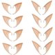 thumbnail image 1 of Pares de orejas de elfo de hada Pixie, elfo de hada de látex, orejas de cosplay para Halloween, Navidad, cosplay, cualquier fiesta temática, 1 of 5