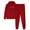Red, variant on JURANMO Women Hoodies Sweatsuit 2 Piece Active Joggers Outfits Cute Teen Girls Love Heart Print Sweatshirts and Elastic Waist Beam Feet Sweatpants Two Piece Matching Sets Green XXL