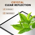 thumbnail image 4 of JIOABL 47" x 14" Rectangular Full Length Wall Mounted Mirror, Aluminum Alloy Frame, HD Glass, for Bedroom, Living Room & Entryway, Black, 4 of 9