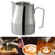 thumbnail image 4 of Jarra para espumar leche, jarra de acero inoxidable para espumar leche, para espresso y vapor. 500ml, 4 of 7