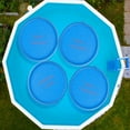 thumbnail image 4 of Solar Sun Rings UV Resistant Swimming Pool Spa Circular Solar Cover, Blue, 4 of 8