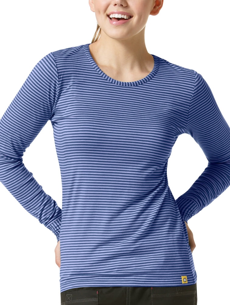 wonderwink striped shirt