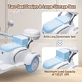 thumbnail image 5 of Xuanlur Upgrade 12V 2 Seater Dual Motor Kids Motorcycle, Girls Ride on Toys with Storage Compartments, Slow Start, USB, Bluetooth, Motorcycle for Kids Aged 3+(Blue), 5 of 7