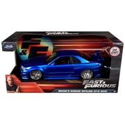 Jada Toys Brian's Nissan GTR Skyline R34 Blue Fast & Furious Diecast Car Play Vehicle
