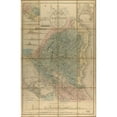 thumbnail image 2 of Vintage Maps 13x18 Black Modern Framed Museum Art Print Titled - Nicaragua Isthmus Canal 1855, 2 of 4