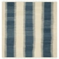 thumbnail image 3 of SAFAVIEH Kilim Colten Solid Striped Wool Area Rug, Blue/Ivory, 5' x 8', 3 of 7