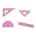 thumbnail image 3 of 4x Reglas , Juego de Modelo, Regla de Aprendizaje de Muñeca de Simulación pa Decoración , Accesorio de Rosado Baoblaze juguetes de regla en miniatura, 3 of 7