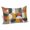 Multicolor, variant on Orange Modern Geometric, Pillow Covers 12"x20", Abstract Watercolor Semicircle Soft Brushed Microfiber Breathable Throw Pillow Covers, Pillowcase with Zipper for Couch Sofa Bedroom Living Room