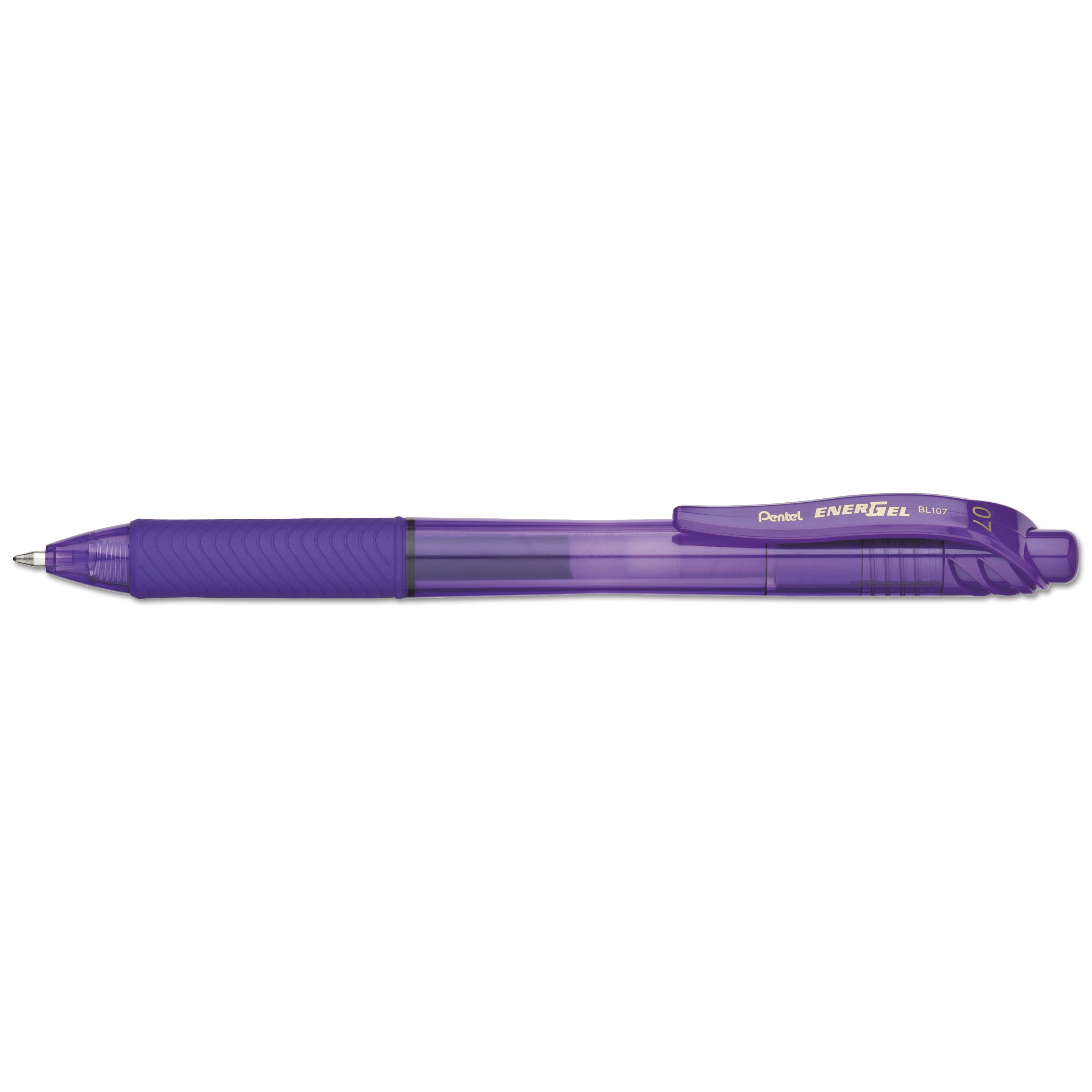 Pack of 3 Violet Pentel BL77 Retractable Gel Pens Rollerball Pens 0.7mm 