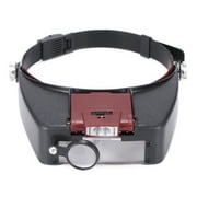 Headband Magnifier Led Light Head Lamp Magnifying Glass Jeweler Loupe With Led Lights 1.5X 3X 6.5X 8X