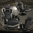 thumbnail image 2 of Goplus Massage Gaming Recliner Reclining Racing Chair Swivel Gray, 2 of 12