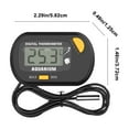 thumbnail image 3 of Fiogavroetic Upgrade Model Fish Tank Temperaturer Reptile Turtle Suction Cup Pet Aquarium With Probe Impervious To Water Electronic Temperaturer, 3 of 6