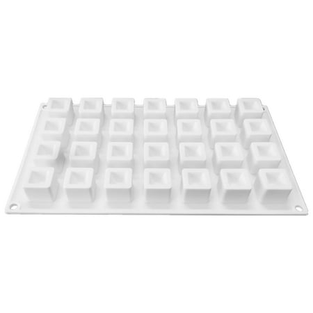 

wendunide kitchen gadgets Fluted Square Cake Tools Silicone Chocolate Making Tools Diy French Baking Tools White