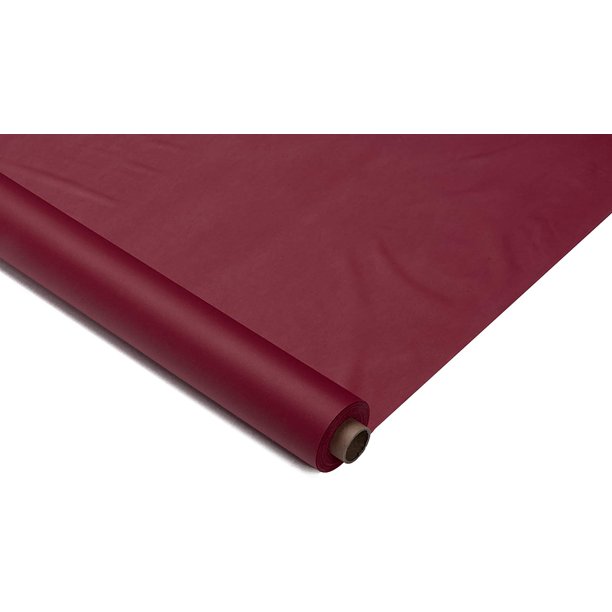 Exquisite 300 ft. x 40 in. Plastic Disposable Tablecloth Rolls