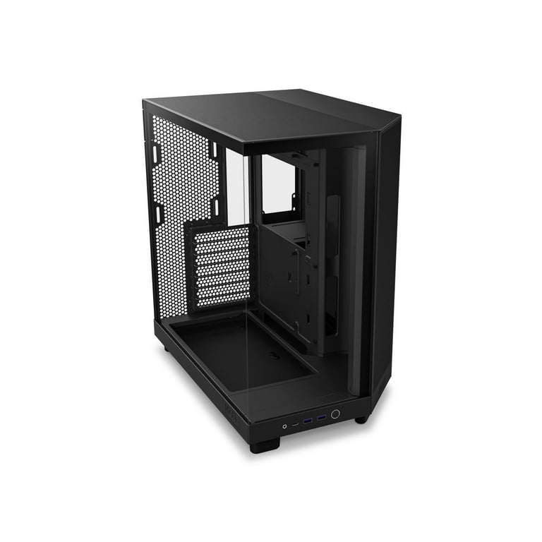 NZXT H6 FLOW Compact Dual-Chamber Mid-Tower Airflow Case, Black,  CC-H61FB-01 