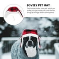 thumbnail image 2 of Mobutofu 1Pcs Chapeau de Vacances pour Chat Bande Élastique Rouge Usage Extérieur, 2 of 6