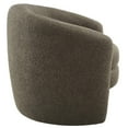 thumbnail image 3 of Affinity Upholstered Boucle Fabric Curved Back Armchair in Pebble, 3 of 9