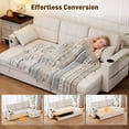 thumbnail image 4 of HOMCOM Canapé-Lit, Divan-Lit Escamotable avec Ports USB, Rangement dans la Chaise, 4 of 10