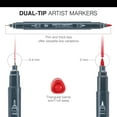 thumbnail image 2 of Royal & Langnickel - 12pc Dual Tip Artist Markers - Pointed Round Tip and Fineliner, 2 of 8