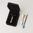 thumbnail image 6 of Anavia Stainless Steel Glass Bottle Hourglass Cremation Vial Urn Pendant Charm Necklace for Ash Memorial Keepsake for Men Women Pets - [Gold Necklace], 6 of 6