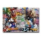 thumbnail image 1 of Pinturas en lienzo de Arte de Graffiti de Mickey Mouse de Disney en la pared, carteles e impresiones, Pato Donald, imagen de arte callejero abstracto, Cuadros, 1 of 3