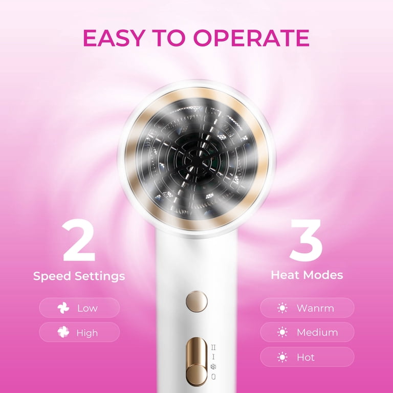 Morfone Professional Ionic Blow Dryer, 600W with Diffuser Kit photo 2