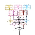 thumbnail image 1 of OULII Portable Music Tripod Stand Metal Red Multi Angle Viewing for Performers 1Pcs, 1 of 3